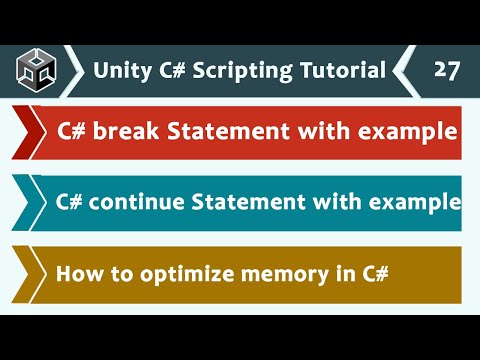 Control Statements and if else Explained Unity C Scripting Tutorial 21 