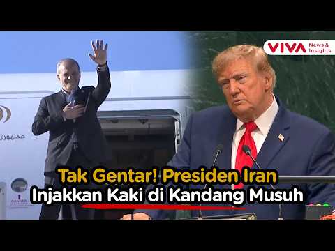 Presiden Iran Hadapi Ancaman Trump Saat Tiba di New York