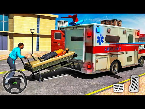 Ambulance Flying Emergency Rescue Drive - 911 Rescue Van - Android Gameplay