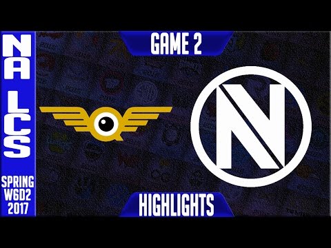 Fly Quest vs Team Envyus Highlights Game 2 - NA LCS W6D2 Spring 2017 - FLY vs NV G2