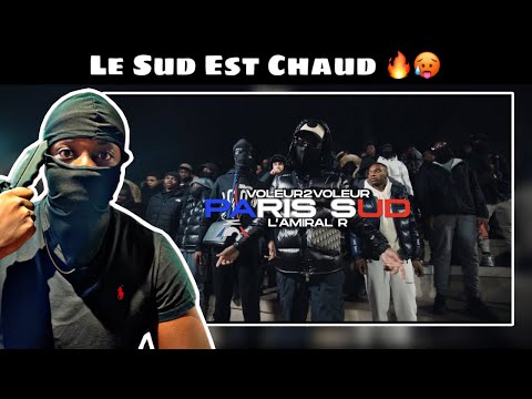 American Reaction To Voleur2Voleur - PARIS SUD Ft. L'Amiral R (Clip Officiel)