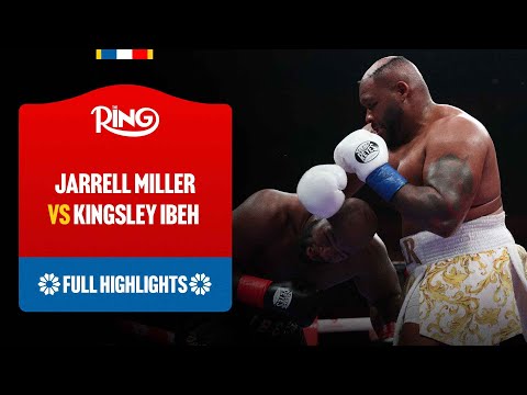HAIR PUNCHED OFF MID FIGHT! Jarrell Miller vs Kingsley Ibeh | FIGHT HIGHLIGHTS