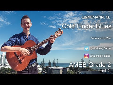 LINNEMANN, M. Cold Finger Blues - Grade 2 List C