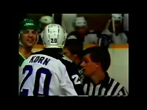 North Stars - Maple Leafs rough stuff 4/9/83