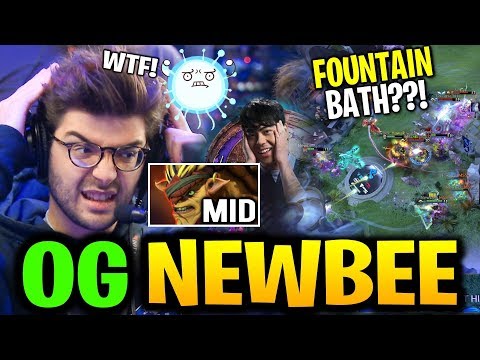 OG Fountain Bath in TI9?! Mid Bristleback & Carry IO - OG vs NEWBEE TI9 Dota 2