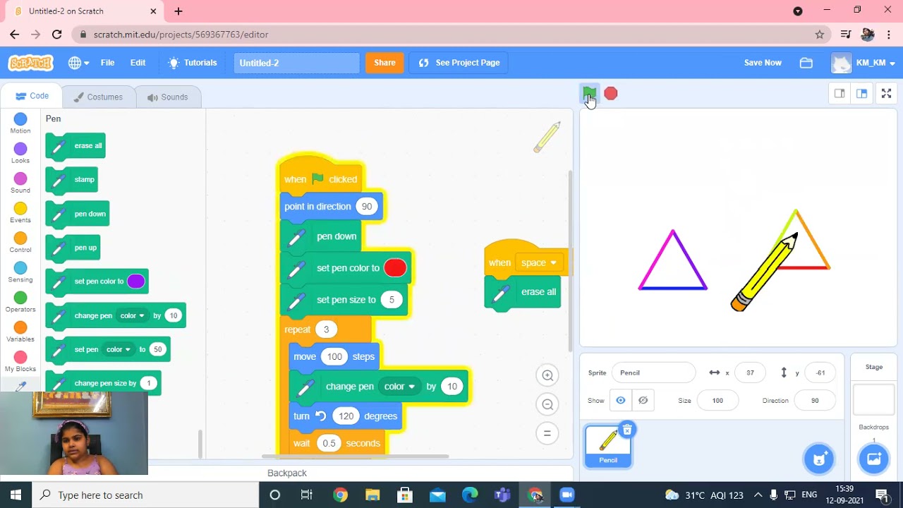 GEOMETRICAL SHAPES ON SCRATCH