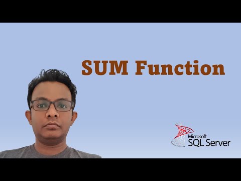 How To Write Sum Function In Sql Server