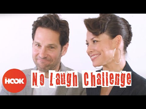 Paul Rudd and Evangeline Lilly Tell Each Other Terrible Jokes | The Hook