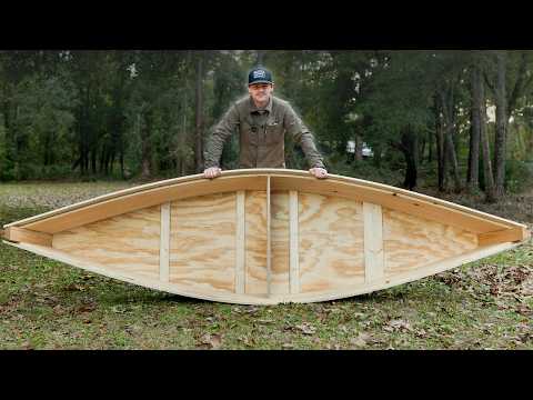 I Built a $200 Boat From Construction Lumber