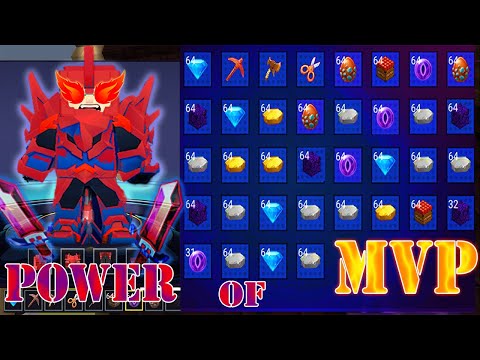 POWER OF MVP ITEMS In New Bed Wars | Blockman Go Gameplay (Android , iOS)