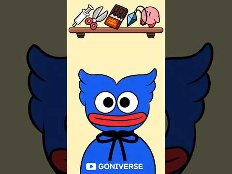 Huggy Wuggy Bakeover (Poppy Playtime Animation) #makeover #memes #anime