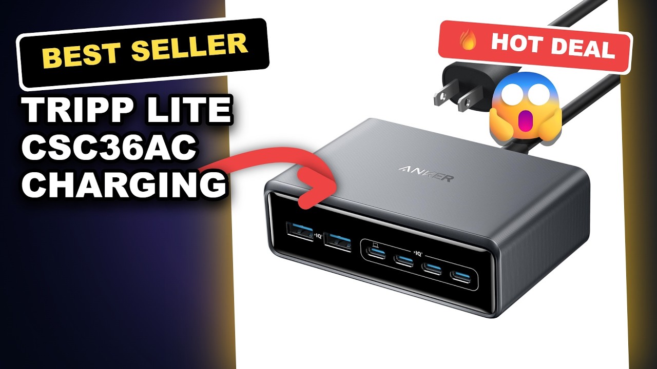 Tripp Lite CSC36AC Charging Cart Review: 36-Port Solution for Chromebooks & Laptops review video