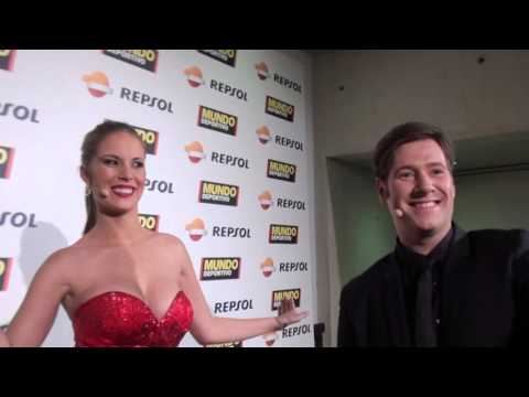 Andrea Huisgen  y Carlos  Latre presentadores de la Gala 86 de MD