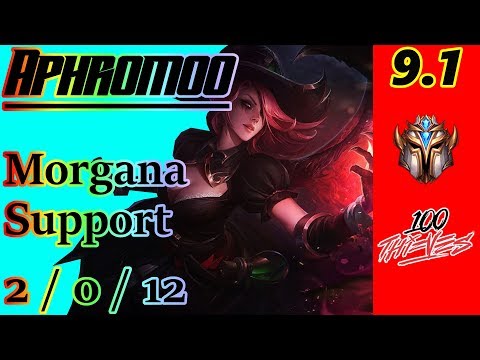 Aphromoo as Morgana Support - S9 Patch 9.1 - NA Challenger - Full Gameplay
