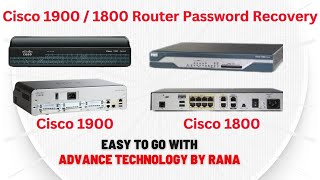Cisco 1900/1800/1700 Router Password Recovery | just 5 Minutes | 😎👍😎
