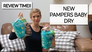 REVIEW!! NEW Pampers BABY DRY.....4 weeks of testing..what did we think