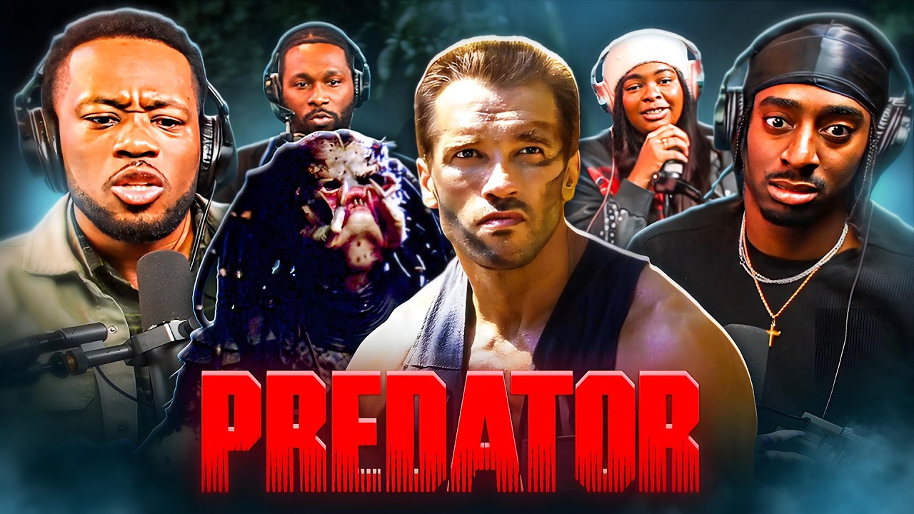 PREDATOR (1987) GROUP MOVIE REACTION/ COMMENTARY!!! (Arnold Schwarzenegger) NAH this is WILD!!! 🥴👽
