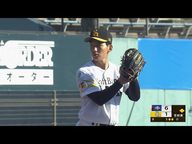 【MBG】ホークス・前田悠伍 3者連続三振を奪いアピール!!  2025年2月26日 福岡ソフトバンクホークス 対 ロッテ・ジャイアンツ