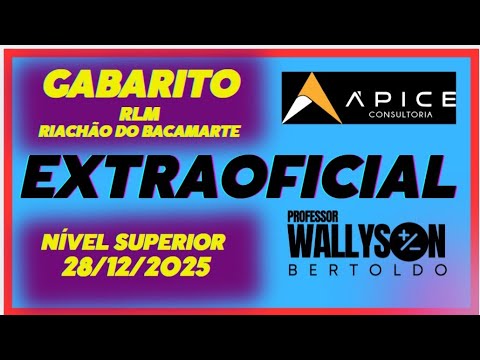 Gabarito Riachão do Bacamarte PB