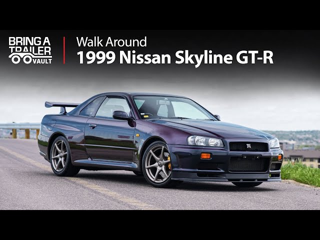 Midnight Purple R34 Nissan Skyline GT-R V-Spec sold for $315,187