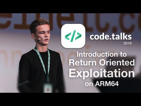 Introduction to Exploitation on ARM64 | My talk at Codetalks 2018