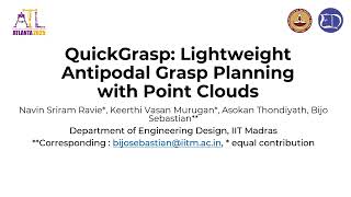 QuickGrasp lightweight analytical grasp planning demo