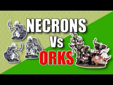 Invulnerable Necrons Vs Orks - 9th Edition 40k Battle Report