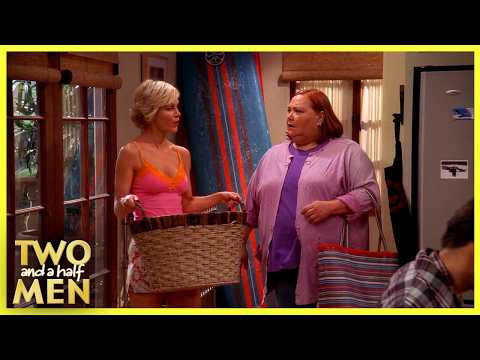 Alan Introduces His Betty Crocker to the Family | Two and a Half Men