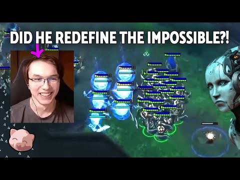 New World Record! 1 Protoss v 7 Insane Protoss AI by Goblin (PiG Reacts) - StarCraft 2