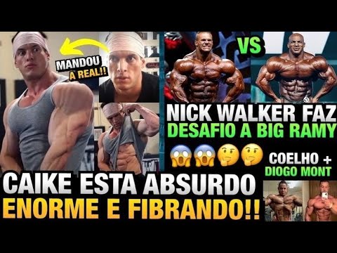 CAIKE ESTÁ ENORME E FIBRADO- NICK DESAFIA BIG RAMY + DIOGO E LUCAS COELHO
