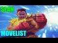 Street Fighter III 2nd Impact Sean Move List