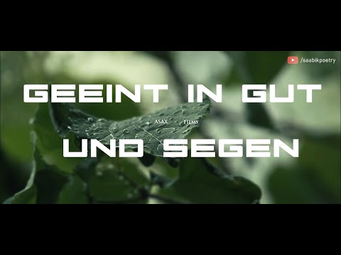 SAABIK POETRY X GEEINT IN GUT UND SEGEN (Official Video) Acapella