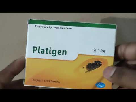 Platigen Carica Papaya Capsul, 10 Capsules