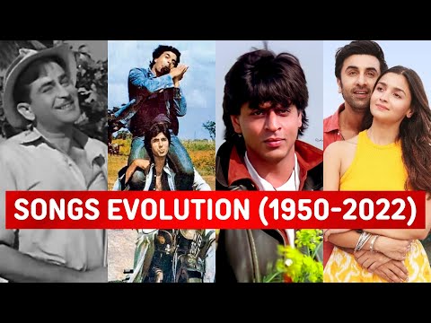 Evolution Of Hindi Film Songs(1950 - 2022) | Most Popular Bollywood Songs Each Year | ADV Creations