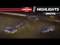 Zane Smith, Chase Purdy wreck in Turn 3 of the Weather Guard Truck Race on Dirt