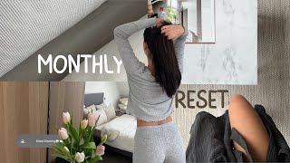 MONTHLY RESET | *productive* deep cleaning, organisation & selfcare