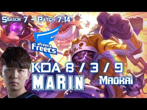 AFs Marin MAOKAI vs JAYCE Top - Patch 7.14 KR Ranked