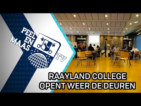 Raayland College weer open - 1 maart 2021 - Peel en Maas TV Venray