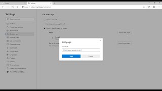 How to Set Start and Home Pages in Edge