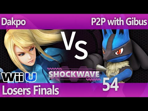SW 54 Smash 4 - FX | Dakpo (ZSS) vs P2P with Gibus (Lucario) - Losers Finals