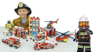 LEGO City Fire Автомобиль пожарников (60111) - відео 1