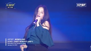 🔥 MOMOLAND - CAN&#39;T NOBODY (2NE1) @ 모모랜드 LIVE IN DUBAI Concert 2019