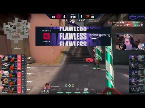 Shroud reacts to FNC & SEN entry and SEN Flawless Round and Trophy 🏆 in #VCT