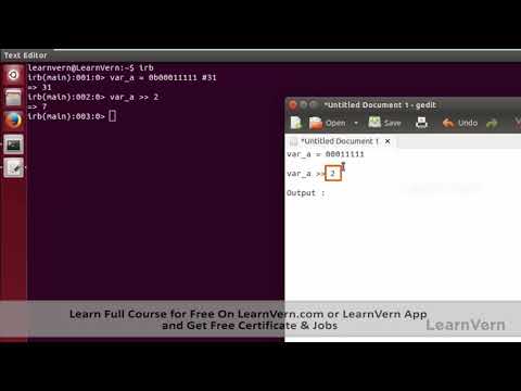 Binary Right Shift Operator In Ruby