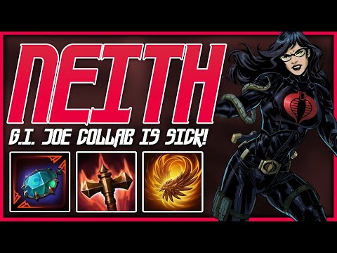 NEITH BARONESS G.I. JOE COLAB SKIN IS SICK! - Solo Ranked Conquest Season X
