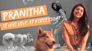 Pranitha's lover and their bond || Dog love || Coffee In A Chai Cup video