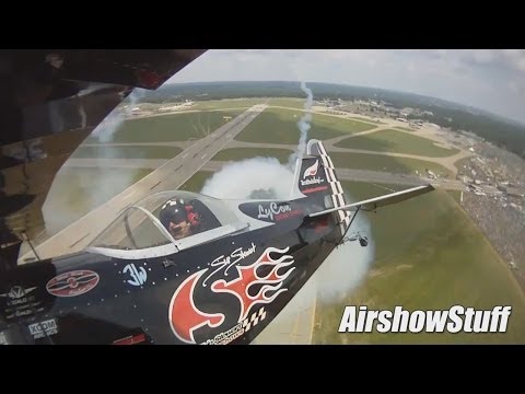 RideAlong! Skip Stewart (Pitts S-2S) - Airshow Aces Aerobatic Routine - Battle Creek Airshow 2011