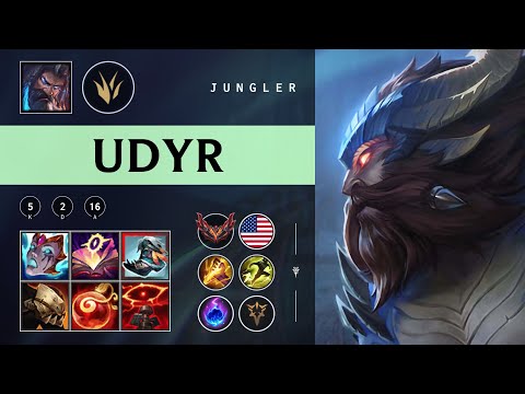 Udyr Jungle vs Hecarim - NA Grandmaster Patch 25.22