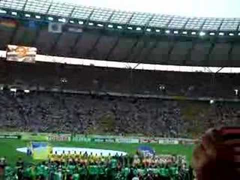 Croatian Anthem sung before Croatia - Brasil match