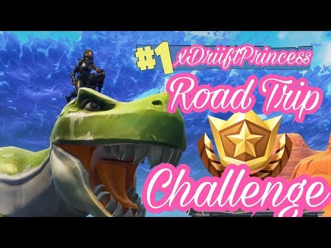 FORTNITE HIDDEN BATTLE STAR! "Track Record" Week 3 Road Trip Challenge Location